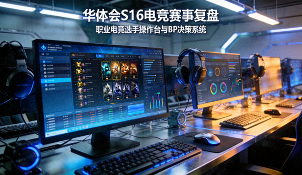华体会S16电竞赛事复盘 - 职业电竞选手操作台与BP决策系统